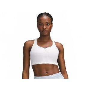 lululemon Energy Zip-Front Bra High-Support White 34G